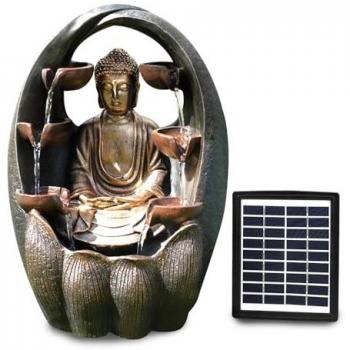 Solar Serenity Buddha Water Ornament