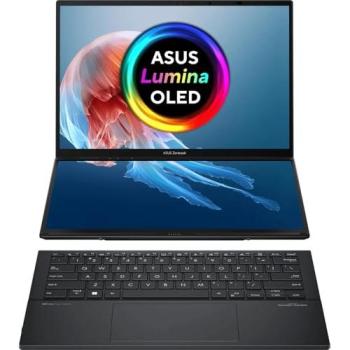 ASUS ZenBook Duo 14” – 1000 GB SSD – 16 GB RAM – Intel® Core™ Ultra 9 285H – Farbe Grau – Business‑Notebook