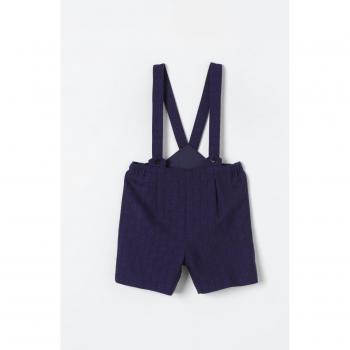 Shorts Gucci in flanella di lana blu