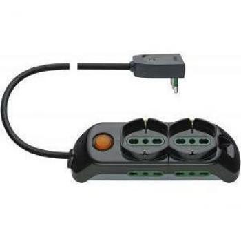 Multiprise 2 Schuko Bypass et Câble 3m Interrect FP00521.L