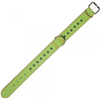 Collier en cuir doublé Arppe 195414065119 Omega couleur vert caramel