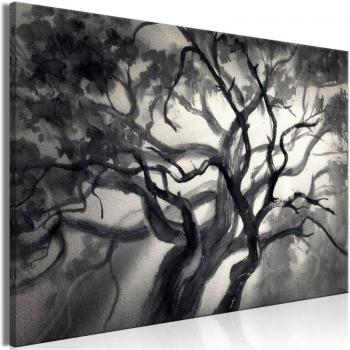 Arte en Lienzo Ramas Resplandecientes 60x40 cm, Marco Madera Elegante