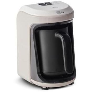 Karaca Hatır Hüps türkische Kaffeemaschine mit Milchaufschäumer, Beige, 535W
