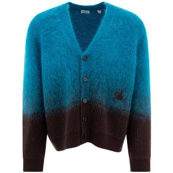Burberry Light Blue Gradient Cardigan for Men