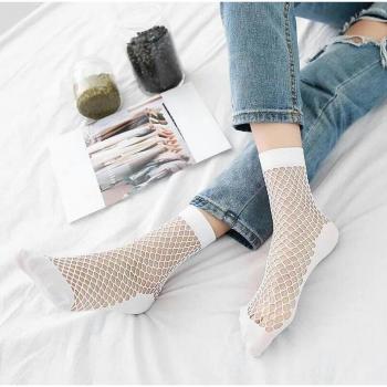 Calcetines de Tobillo de Red para Mujeres