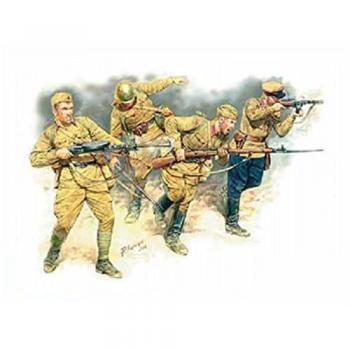 Infanterie Soviétique Été 1941 – Front Est (4 pièces) – Master Box Mb3523