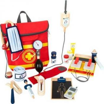 Rollenspielzeug NOTARZT-RUCKSACK 18-teilig