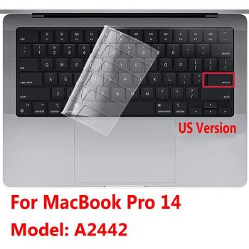 Protector TPU UltraDelgado para MacBook Pro 14” 16” con A2442/A2485