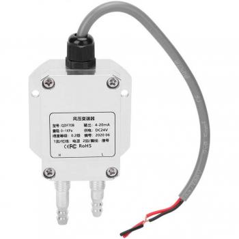 Micro Wind Pressure Transmitter Silver 4-20mA DC24V