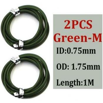 2PCS Carp Fishing Rig Rubber Hook Line Sleeves