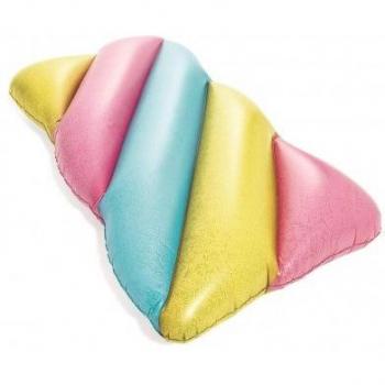 Colchoneta Inflable Candy Lounge 190x105cm Diseño Nube Trenzada