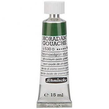 Schmincke Horadam Gouache, chromium oxide green, 15 ml