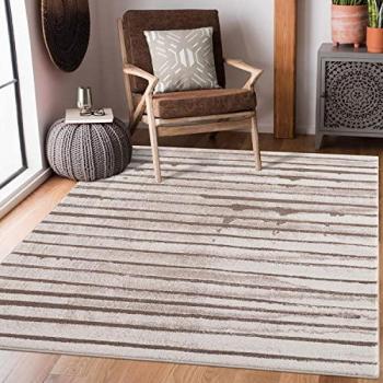 Carpet City Teppich »Moda« Kurzflor, 11 mm Höhe, Streifen, rechteckig