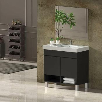 Nebari Elegance – Conjunto Completo (Mueble + Lavabo + Espejo)