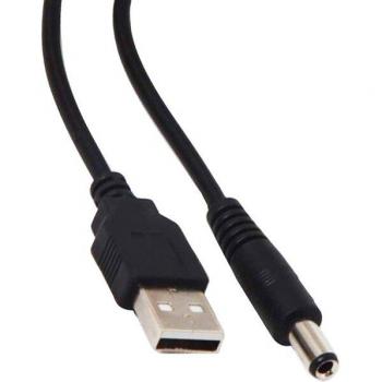 5.5x2.5mm USB Insert Adapter Jackli 80 cm Power Cable