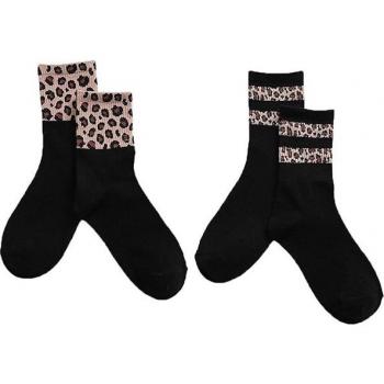 Kawaii Leopard Print Long Socks for Women