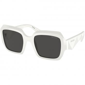 Prada PR 28ZSF Witte Dames Zonnebril met Aziatische Pasvorm