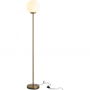 Goldene Stehlampe für modernes Wohnen