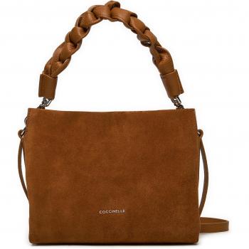 Coccinelle Suede Brown Shoulder Bag for Women, One Size