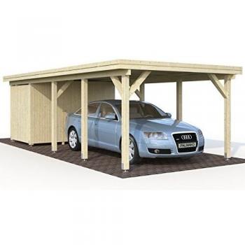 Palmako Karl Outdoor Wooden Garage, dimensions: 12’ x 25’ (3.6m x 7.6m)