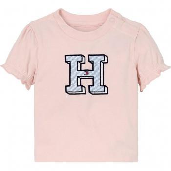 Tommy Hilfiger T-Shirt Rosa con Taglio Regolare