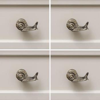 Melody Maison Snail Drawer Knob – Natural Light Brown