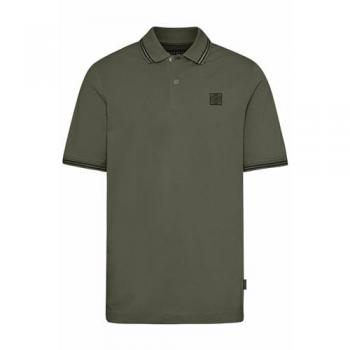 Bugatti Poloshirt mit sportiven Kontraststreifen