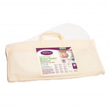 Clevamama ClevaFoam Moses & Pram Bedding, Hypoallergenic Foam