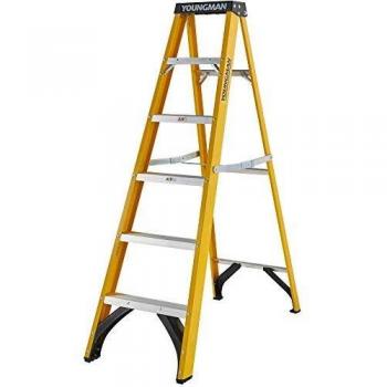 Werner S400 Fibreglass Swingback Step Ladder 6