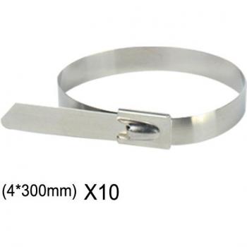 Universal 304 Stainless Steel Exhaust Header Wrap Bandage Straps