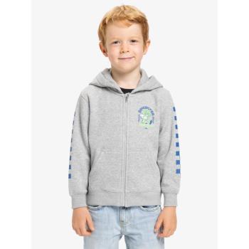 Quiksilver Kinder‑Sweat‑Hoodie „Graphic Zips“ – Größe 3, 55 % Baumwolle, 45 % Polyester, Blau China