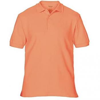 Sporty Orange Premium Cotton Polo by Gildan