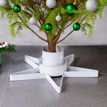 Albero Natalizio Base Prolenta Maison du'Monde Bianco 47x47x13,5 cm