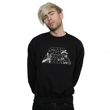 Sudadera de Hombre Star Wars con Estampado de Espacio