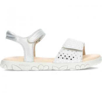 Sandalia Geox Haiti Multicolor (Silver/White) 24 EU
