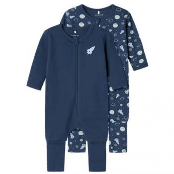 Pigiama Intero Dark Space 2 Unità Dark Denim 4 Mesi