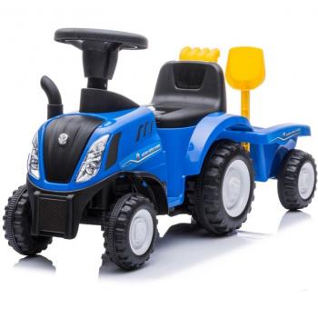 Buddy Toys Blue Balance Bike Tractor – New Holland T7