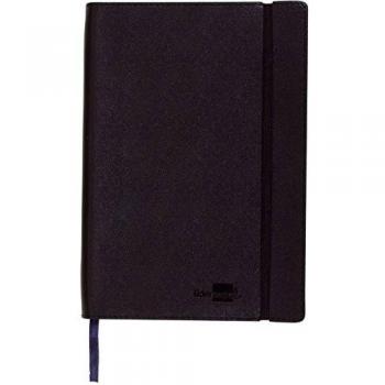 Cuaderno Liderpapel Simil Piel Negro A5 4X4 mm 120 Hj