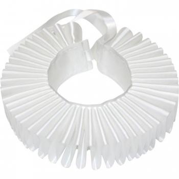 Womens Satin Ruffled Choker