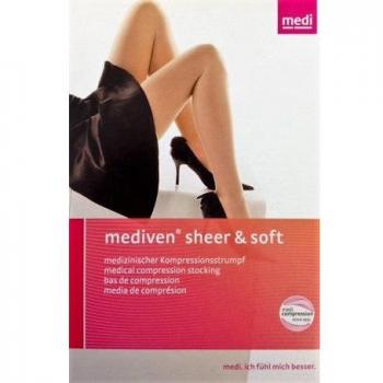 Mediven Sheer & Soft K1 Media 433 Talla 4 Beige 1 Par (Versión Estilo)