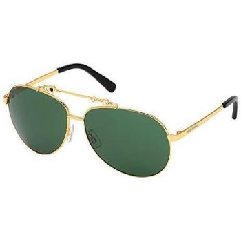 Lunettes de soleil femme Dsquared2 DQ0356 30N Or vert 63 mm