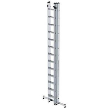 MUNK Aluminium Mehrzweckleiter 3 x 13 mit nivello®-Traverse