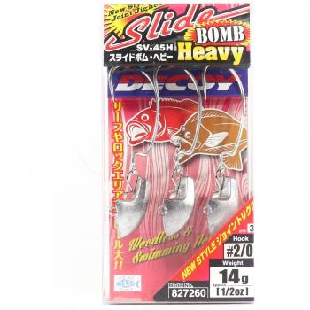 Decoy SV-45H Jigkop Slide Bomb Heavy Hook Maat 2/0, 14 gram
