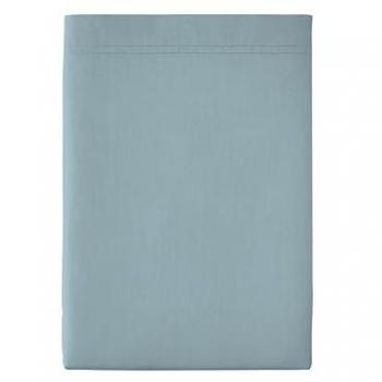 Essix Premier Percale Bleu Glacier Drap Plat 240 × 300