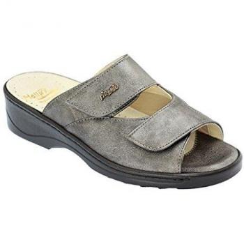 Damen‑Pantoletten Fidelio – Modell 33702 – 68 cm – grau – 178948