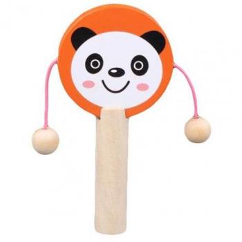 Educational Wooden Rattle Drum for Kids