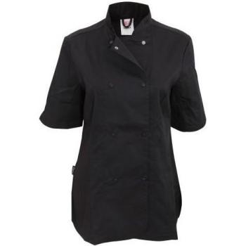Denny's Ladies Short Sleeve Chef Jacket