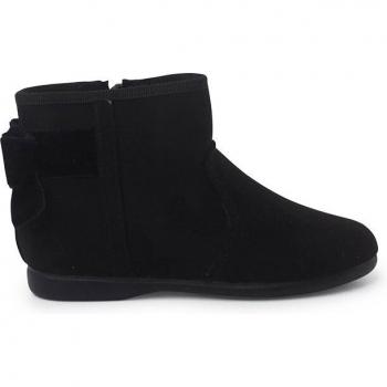 Botas de niña con cremallera de terciopelo