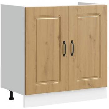 Mueble bajo fregadero Kalmar de madera 80x46x81,5 cm