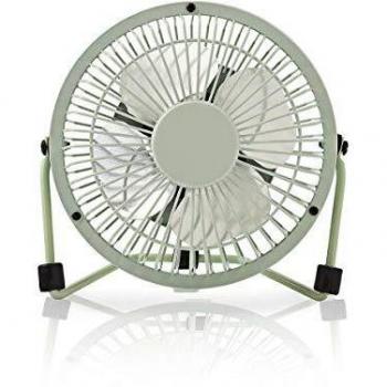 NEDIS Tischventil 100 mm – USB‑Anschluss – 3 W – 1 Geschwindigkeit – 1 m Reichweite – Grünfarben
